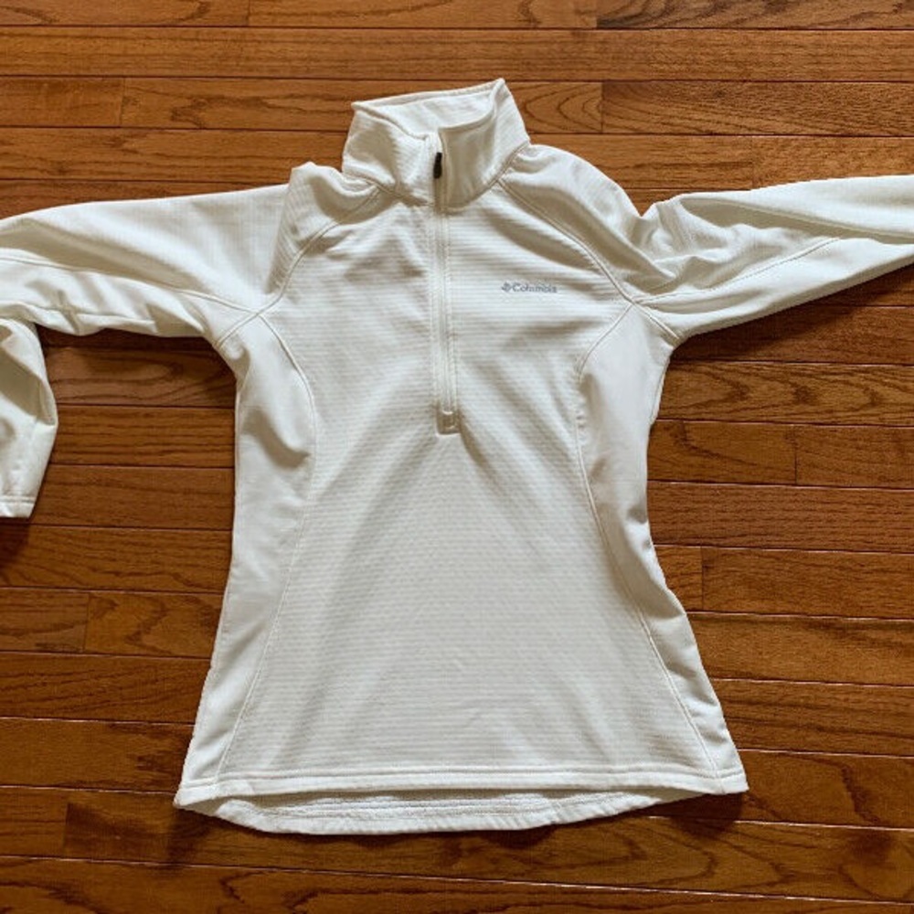White Colombia sweater